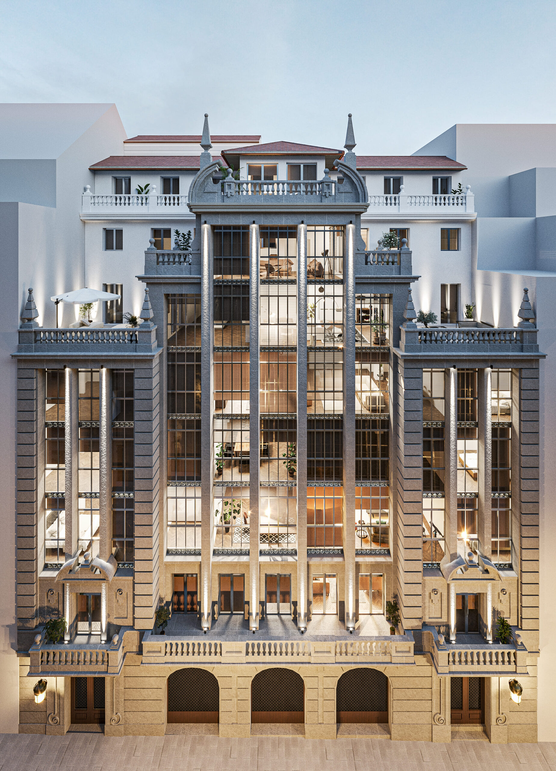 Vista del edificio